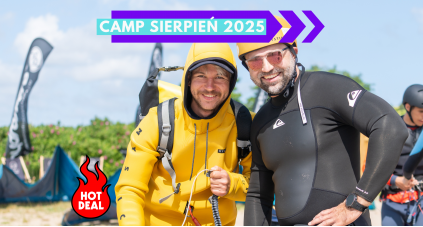 KITE CAMP SIERPIEŃ 8-14 kitesurfingowy obóz dla dorosłych
