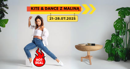 KITE & DANCE z Maliną – taneczno-kitesurfingowy obóz w Chałupach z MALAYKA!