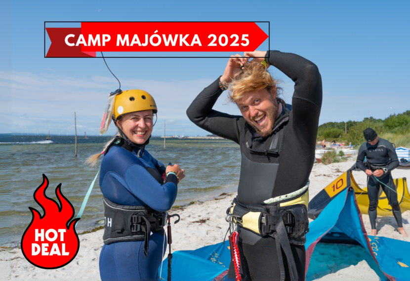 Kitesurfingowa majówka na fali z MALAYKĄ na Kempingu Ekolaguna! CAMP MAJÓWKOWY: 30.04.2025-4.05.2025! 1400PLN!